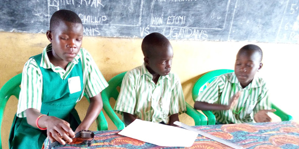3 students in debate