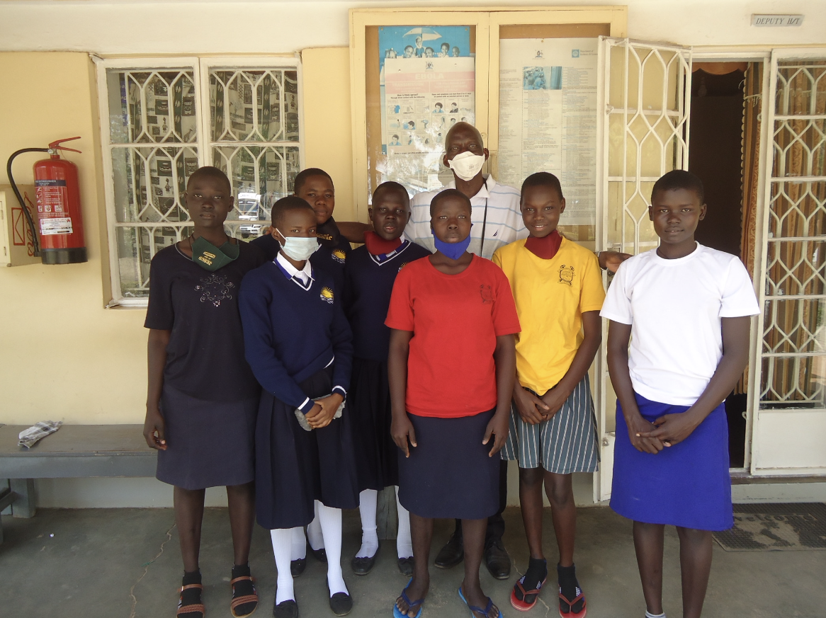Students in Uganda
