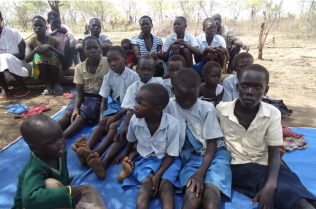Students in Uganda