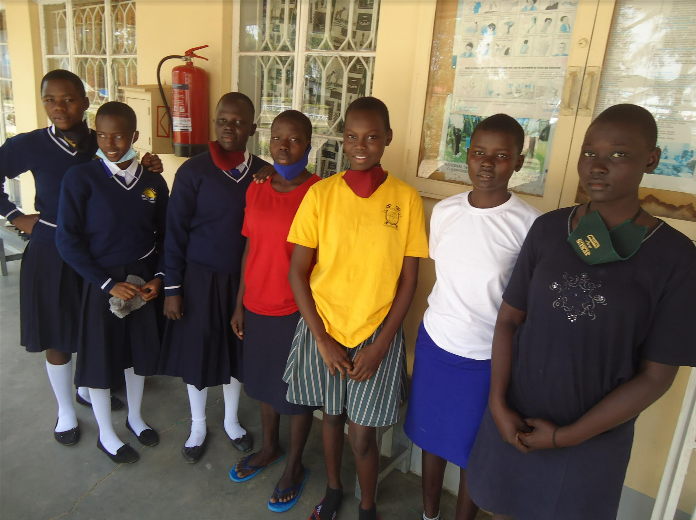 Students in Uganda